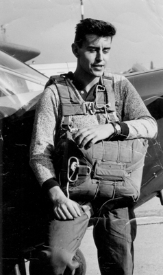 Reguly stands in his firegighting clothes